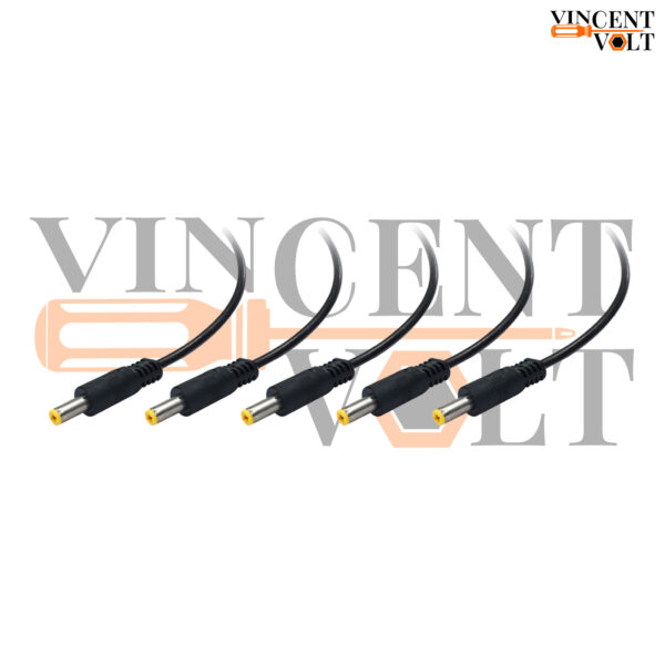 Vincentvolt 3.5mm Male DC Pin Jack Cable Connector With Wire
