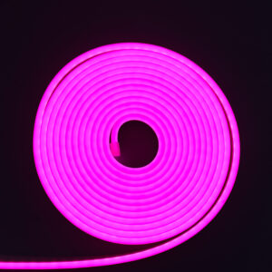 Vincentvolt 5 Meter 12V Flexible Pink Color Neon LED Light Strip
