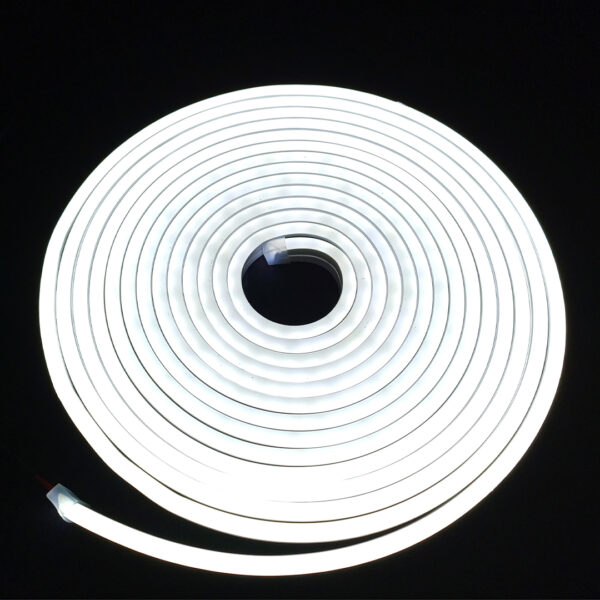 Vincentvolt 5 Meter 12V Flexible White Color Neon LED Light Strip