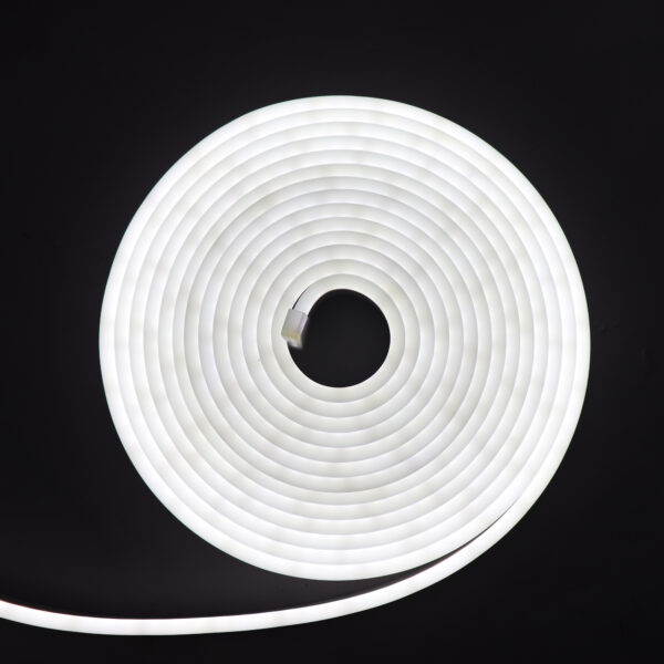 Vincentvolt Combo of 5m 12V Flexible White color Neon LED Light with 12V 1amp Adapter