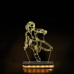 Vincentvolt Made In India Marvel Black widow Cartoon LED Lamp Warm White Color