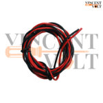 Vincentvolt Made in India 2 Meter Red and Black PVC Insulated Copper wire
