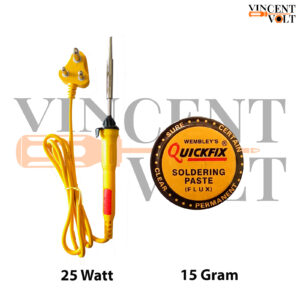 Vincentvolt Made in India Combo of 2 in One Soldering iron with 15g paste