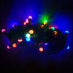 Vincentvolt 15 Meter Black Color Diwali Decorative Multicolor LED Lights
