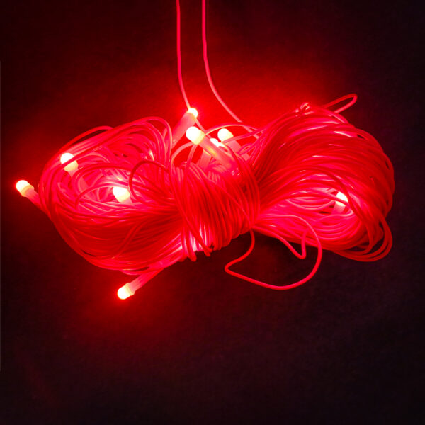 15 Meter Red Color Diwali Decorative LED Lights