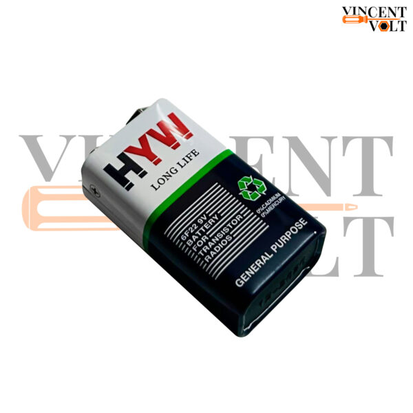 Vincentvolt General Purpose 9 Volts Battery for Transistor Radio