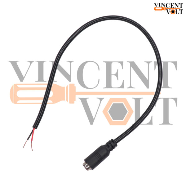 3.5mm Female DC Pin Jack Cable Connector With Wire