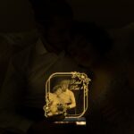 Couple Customized Night Lamp With Photo And Name In Warm White Color