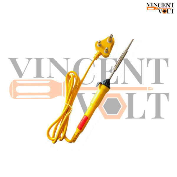 Vincentvolt Combo of 7 Soldering Kit With Soldering Iron, Stand, 22swg Wire, 15g Paste, Tester, Mini Cutter and Multimeter