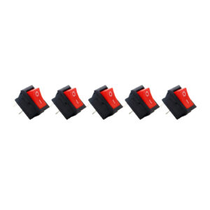 Vincentvolt Two Pin Two Way On And Off Red Color Small Rocker Switch