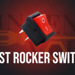 Two Pin Two Way On And Off Red Color Small Rocker Switch