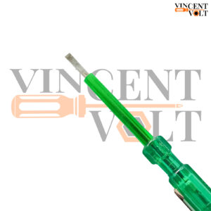 Vincentvolt Combo of 15cm Stainless Steel Screwdriver With 13cm Electrical Tester