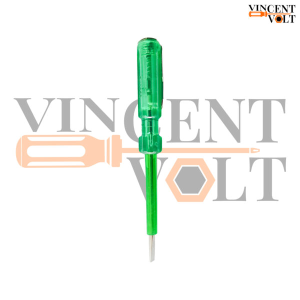 Vincentvolt Combo of 15cm Stainless Steel Screwdriver With 13cm Electrical Tester