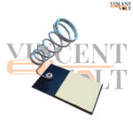 Vincentvolt Heavy duty Soldering Iron Stand, Nickel Plated Spring Holder with Soldering Cleaning Foam
