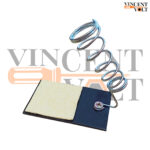 Vincentvolt Heavy duty Soldering Iron Stand, Nickel Plated Spring Holder with Soldering Cleaning Foam