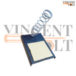 Vincentvolt Soldering Iron Stand with Cleaning foam and Nickel Plated Spring Holder