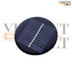 80mm diameter 6V 80mAh Circle shape polycrystalline mini epoxy solar panel