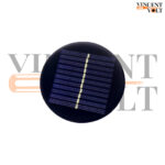 80mm diameter 6V 80mAh Circle shape polycrystalline mini epoxy solar panel