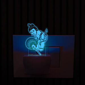 Baby Krishna Ji Plug in Night Lamp With 7 Color Changing Design