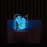 Little Krishna Ji Plug in Night Lamp with 7 Color Changing Design