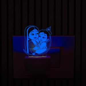 Little Krishna Ji Plug in Night Lamp with 7 Color Changing Design