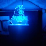 Lord Adiyogi Design Plug in Night Lamp with 7 Color Changing Design