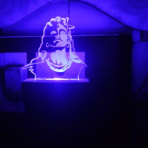 Lord Adiyogi Design Plug in Night Lamp with 7 Color Changing Design
