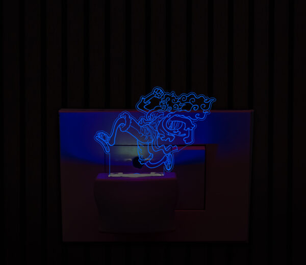 MonkeyDLuffy-Gear5 Plug in Led Night Lamp with 7 Color Changing Design