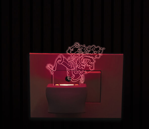 MonkeyDLuffy-Gear5 Plug in Led Night Lamp with 7 Color Changing Design