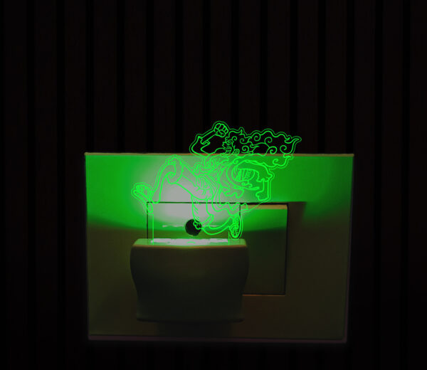 MonkeyDLuffy-Gear5 Plug in Led Night Lamp with 7 Color Changing Design