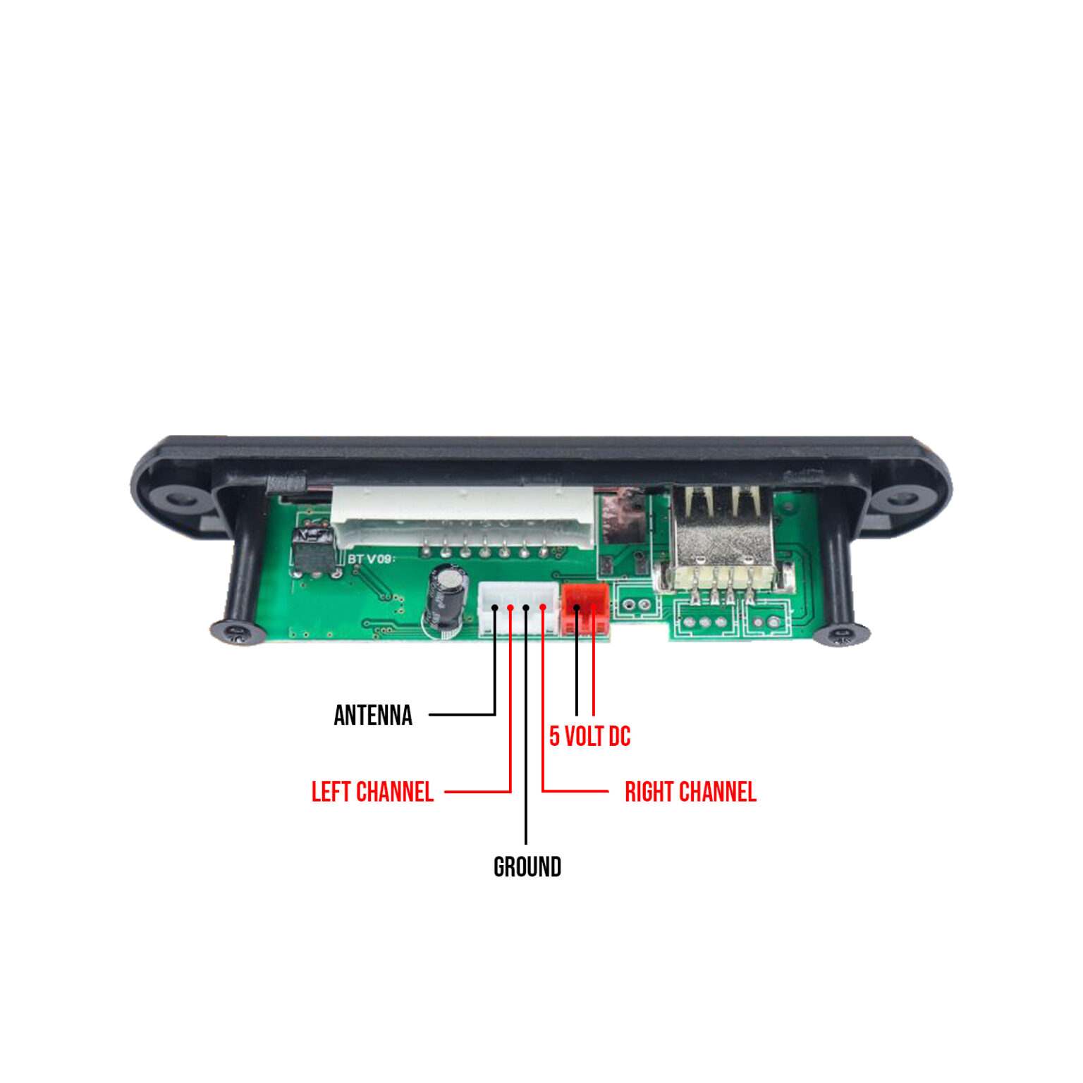 Vincentvolt Combo of Audio Amplifier Decoder Module with 2 inch speaker ...