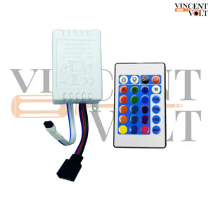 12V DC LED Strip RGB Remote Controller 24 Key RF Wireless Remote For RGB LED Light Strip
