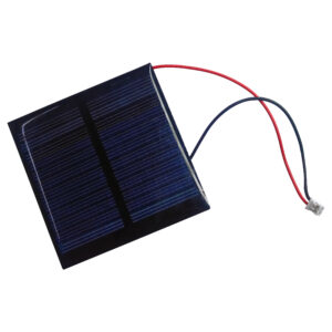 5V 100mAH Mini Solar Panel With JST Male Pin Connector with Small wire Attached DIY Square Shape 7cm x 7cm