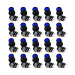 1K Single Rotary Potentiometer Long Nose D Shape Shaft with Cap 3 pin