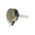 47K Single Rotary Potentiometer Long Nose D Shape Shaft 3 pin
