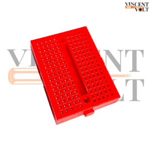 170 Tie Point Mini Solderless Breadboard Red Color DIY Prototyping Board for Arduino and Electronics Projects