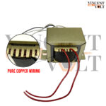 12-0-12V 1A 25W Pure Copper Center Tap Step-Down Power Transformer
