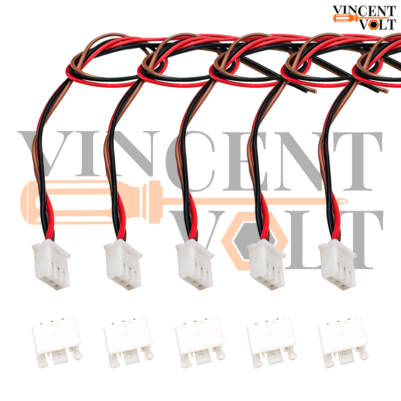 3 Pin Male and Female JST Wire Connector 2.5 mm Pitch (6) 3 Pin Male and Female JST Wire Connector 2.5 mm Pitch