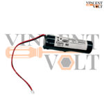 18650 3.7 Volts 2400mAh Lithium Ion battery with Small 2 Pin Male JST Connector and BMS