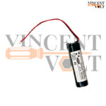 18650 3.7 Volts 2400mAh Lithium Ion battery with Small 2 Pin Male JST Connector and BMS