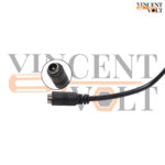 Combo of 5.5mm Male and Female DC Pin Jack Cable Connector with Wire