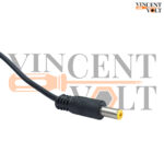 Combo of 5.5mm Male and Female DC Pin Jack Cable Connector with Wire