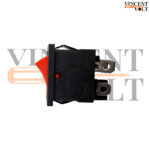 KCD1-104 Dual Pin DPDT ABS Plastic Made 6A and 10A 2CM Big Rocker Switch