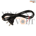 2 Pin 240 Volt AC Copper Power Cable 1.5 Meter Length with Insulated Open Wire Ends