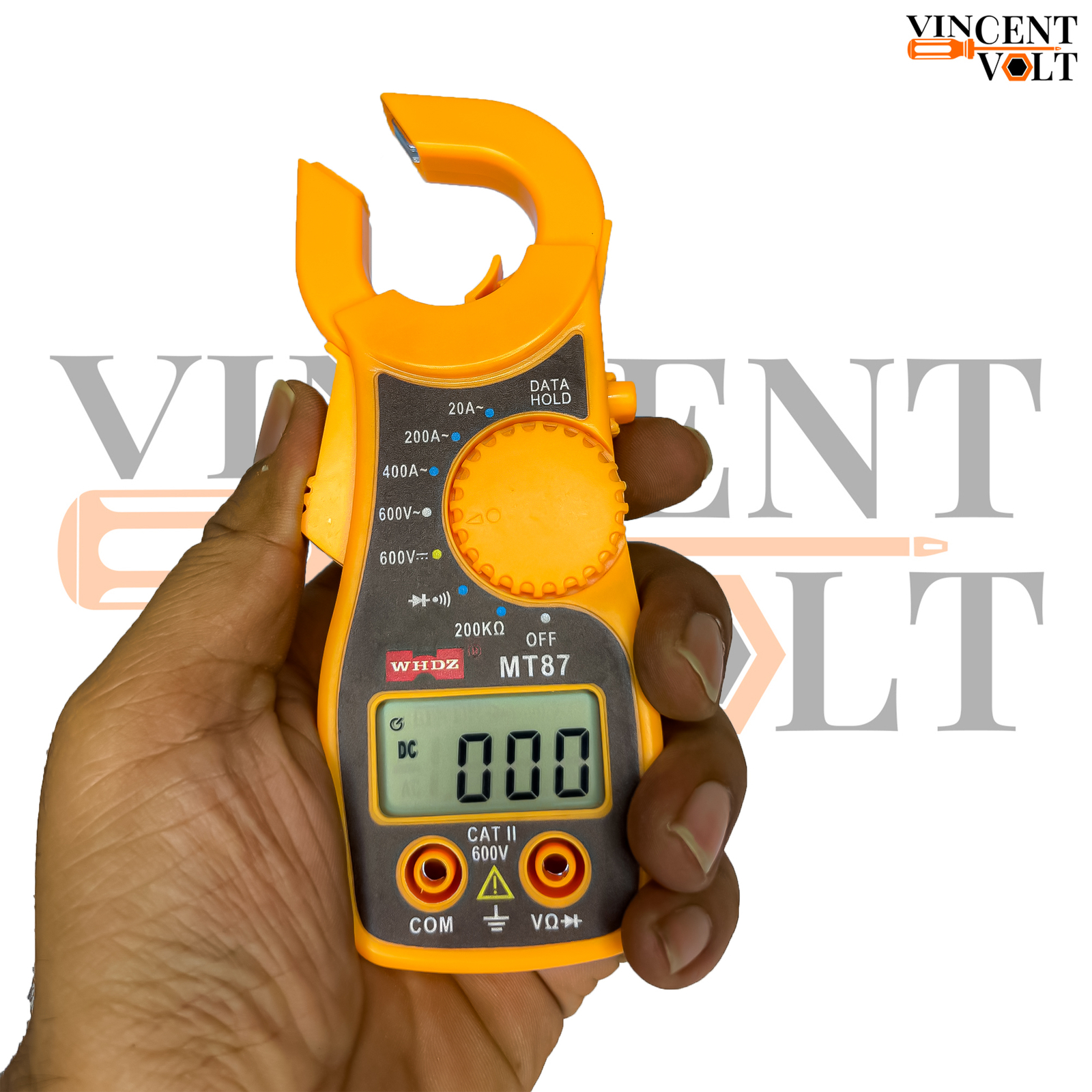 MT87 Digital Clamp Multimeter with 2000 Count LCD Display (2) MT87 Digital Clamp Multimeter with 2000 Count LCD Display