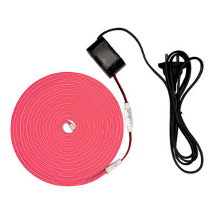 Pink Color Neon LED Light Strip 5 meter with 3 Buttons for Adjustable Brightness and Animation and 1.5 Meter Cable for Easy Installation