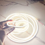 White Color Neon LED Light Strip 5 meter with 3 Buttons for Adjustable Brightness and Animation and 1.5 Meter Cable for Easy Installation
