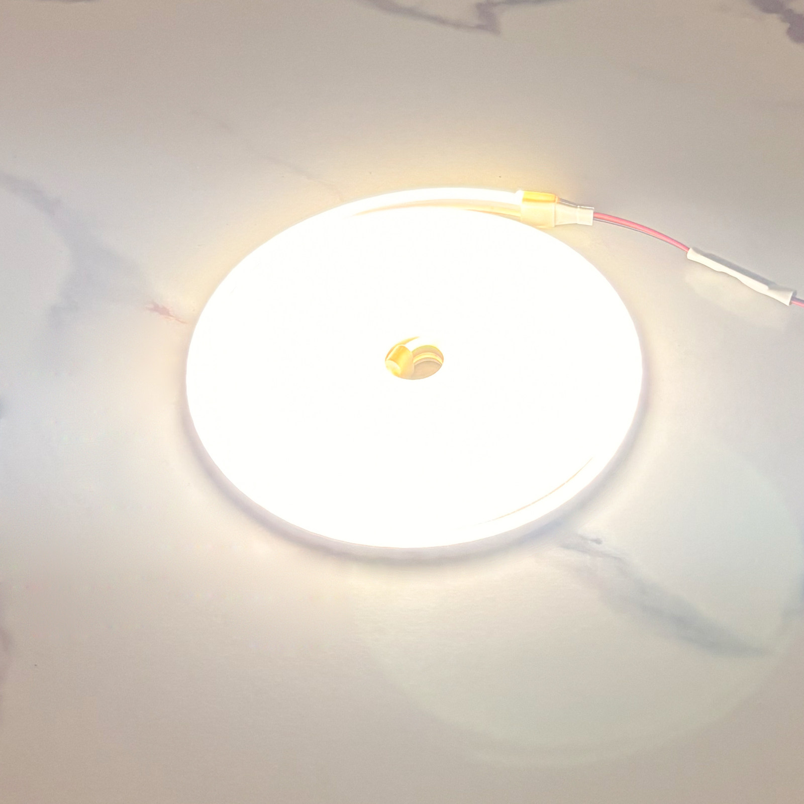 White Color Neon LED Light Strip 5 meter with 3 Buttons for Adjustable Brightness and Animation and 1.5 Meter Cable for Easy Installation (2) White Color Neon LED Light Strip 5 meter with 3 Buttons for Adjustable Brightness and Animation and 1.5 Meter Cable for Easy Installation