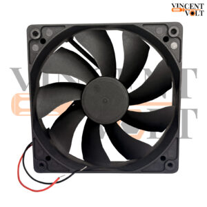 120x120x25mm 12V DC 0.15A 1600RPM Brushless Cooling Fan Model - BDM12025S 2 Wire High Speed Exhaust Fan