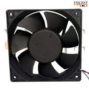 120x120x38mm 12V DC 0.70A Brushless Cooling Fan Model - AFB1212HHE 3 Wire High Speed Exhaust Fan